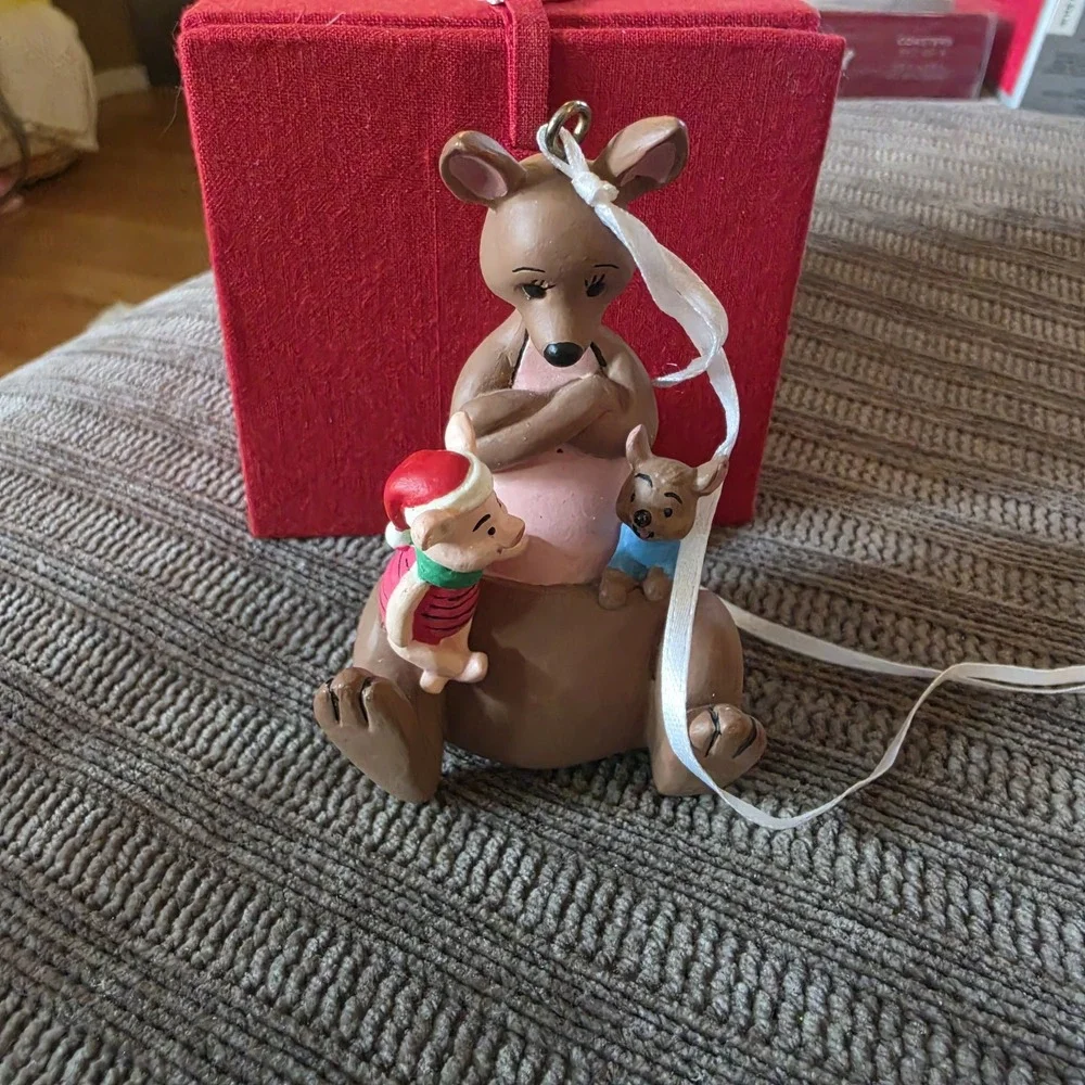 Vintage Disney's Kanga, Roo & Piglet Christmas Ornament Rare 1991